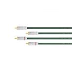 Oyaide QAC-222 RCA 2本1組 (RCA-RCA)(ペア)【3.0m】