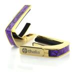 Thalia Capo Exotic Shell Series 24K Gold Purple Paua [ новый specification ]ta задний kapo