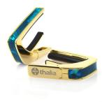Thalia Capo Exotic Shell Series 24K Gold TEAL ANGEL WING [ новый specification ]ta задний kapo