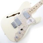 Fender Made in Japan Traditional 70s Telecaster Thinline (Olympic White/Maple)