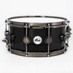dw DR546514SSN302 [Collector's Hybrid Shell PurpleCore Maple Snare Drum 14×6.5 / Piano Black / Black Nickel Harare]