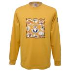 40%OFF 秋冬 シナコバ 海のバンダナpt 長袖丸首Ｔシャツ (カラシ) (M)(L)(LL) TS*0124220010560