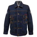 30％OFF 2024秋冬 シナコバ  裏起毛 あたたかストレッチGジャン (紺) (M)(L)(LL) JK*0124223010290