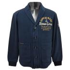 30%OFF 2025春夏新作 シナコバ 薄手 ショールカラー パイルジャケット (紺) (M)(L)(LL)JK*0125123040290