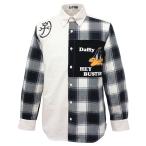 ショッピングダッフィー 40％OFF 2024秋冬 カステルバジャック『daffyduck』あたたか起毛 長袖ボタンダウンシャツ (白系) (M)(L)SH*02721432510301