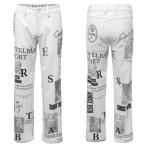 50%OFF весна лето Castelbajac контакт охлаждающий общий рисунок pt мягкость cut and sewn брюки ( белой серии ) (W78)(W82)(W86)(W90)(W94) PA*02723414010201