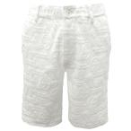30%OFF 2025春夏新作 カステルバジャック 凹凸パイル トロピカル総柄 カットソー ショートパンツ (白) (M)(L)(LL) PA*02723524211201