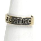 Yahoo! Yahoo!ショッピング(ヤフー ショッピング)正義 メッセージリング JUSTICE 8号 レディース メンズ 指輪 ペア アクセサリー b-re566
