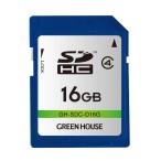 SDカード SDHCカード 16GB  １６ギガ グリーンハウス GH-SDC-D16G/8011ｘ１本/送料無料メール便 ポイント消化
