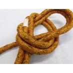 正絹帯締め丸ぐけ黄金色京くみひも新...