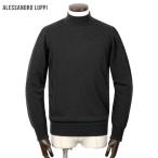 アレッサンドロルッピ Alessandro Luppi ／ 25-26AW CASA DEL FILATOウールカシミヤハイゲージモックネックニット「12302」（NERO／ブラック）