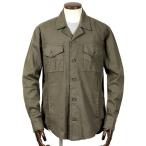 【SALE】バグッタ BAGUTTA / 24SS 製品染めリネンコットンストレッチキャンバスCPOシャツ「LIAM_LT」(オリーブブラウン)