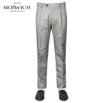 【SALE/返品・交換不可】ベルウィッチ BERWICH / 25SS コットンストレッチツイル1プリーツパンツ「JSP1PCL」(GREY/ライトグレー)