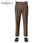 【SALE】ベルウィッチ BERWICH / 25SS ウォッシャブルポリウールストレッチトロピカルサイドアジャスターパンツ「SCOTCH」(LT.BROWN/
