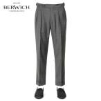 【SALE】ベルウィッチ BERWICH / 25SS ウォッシャブルポリウールストレッチトロピカルサイドアジャスターパンツ「SCOTCH」(DK GREY/ミ