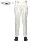 【SALE】ベルウィッチ BERWICH / 25SS コットンストレッチツイルサイドアジャスターパンツ「SCOTCH」(CHALK/オフホワイト)