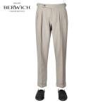 【SALE】ベルウィッチ BERWICH / 25SS ウォッシャブル高機能テクノツイルサイドアジャスターパンツ「SCOTCH」(GREY/アイスグレー)