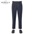 【SALE】ベルウィッチ BERWICH / 25SS ウォッシャブル高機能テクノツイルサイドアジャスターパンツ「SCOTCH」(NAVY/ネイビー)