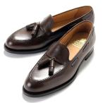 クロケット＆ジョーンズ CROCKETT＆JONES ／ 当店別注ペブルグレインレザータッセルローファー「CAVENDISH 3」（DARK BROWN／ダークブラウン）