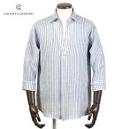 【SALE】コロニークロージング COLONY CLOTHING / 25SS Albiniリネンポプリンストライプスキッパーシャツ「CC2501-SH02」(BLUE STRIPE