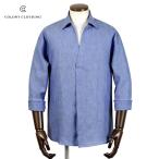 【SALE】コロニークロージング COLONY CLOTHING / 25SS Albiniリネンポプリンスキッパーシャツ「CC2501-SH02」(BLUE/ブルー)