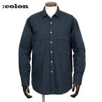 ショッピングSALE品 【SALE】コロン ：colon ／ アメリカンコットンツイルダブルポケットシャツ「CSH-4」（ネイビー）