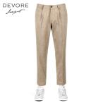 【SALE/返品・交換不可】デヴォレ インチピット DEVORE incipit / 25SS コットンポリストレッチジャージー1プリーツシャーリングパンツ「LEISURE CHINO」