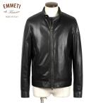 【SALE】エンメティ EMMETI / 数量限定 軽量スペシャルラムナッパレザーシングルライダースジャケット「JURI GOLD」(NERO/ブラック)
