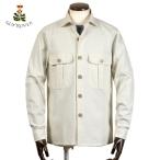 【SALE/返品・交換不可】ギローバー GUY ROVER / 25SS コットンヘビーキャンバスシャツアウター「GR132L」(エクリュ)
