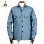 【SALE】ギローバー GUY ROVER ／ コットンヘビーキャンバスシャツアウター「GR132L」（スモークブルー）