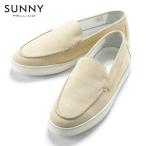ペリーコサニー PELLICO SUNNY / カーフスエードモカシンスリッポンスニーカー「M005」(BUTTER/アイスベージュ)