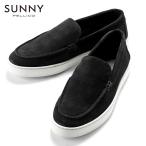 ショッピングモカシン ペリーコサニー PELLICO SUNNY ／ カーフスエードモカシンスリッポンスニーカー「M005」（NERO／ブラック）