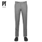 【SALE／返品・交換不可】PT TORINO ピーティートリノ ／ 25-26AW ウォッシャブルライトテクノウールサージノープリーツパンツ（ライトグレー）