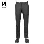 ショッピングSALE品 【SALE】PT TORINO ピーティートリノ ／ 25-26AW ウォッシャブルライトテクノウールサージノープリーツパンツ（チャコールグレー）