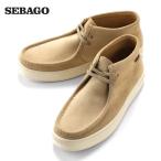 ショッピングSALE品 【SALE】セバゴ SEBAGO ／ スエードモカシンブーツ「HARPER MID」（BEIGE CAMEL／キャメルベージュ）