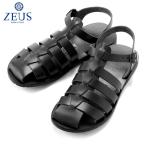 【SALE/返品・交換不可】ゼウス ZEUS / 25SSバケッタレザーグルカサンダル「5004」(NERA/ブラック)