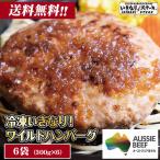 ショッピングハンバーグ いきなり！ステーキ 冷凍いきなり！ワイルドハンバーグ 300g 6個 (1.8kg) オニオンソース付｜ステーキ ギフト お中元 お歳暮 オーストラリア