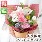 冬季限定 クリスマスアレンジメントSサイズ 花 誕生日 お祝い ギフト プチギフトにおすすめ お祝い ペット プレゼント xmas christmas