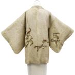 { Kyoto один блестящий .} перо тканый общий диафрагмирования перо тканый шнур имеется кимоно натуральный шелк длина примерно 78cm длина рукава примерно 62cm r8z10-467