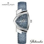 ボーナスストア＋10% ハミルトン HAMILTON ベンチュラ クォーツ Ventura Quartz クォーツ メンズ デニム柄文字盤3Dプリント  正規品 2年保証 H24411941