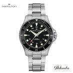 ショッピングハミルトン ボーナスストア＋10% ハミルトン HAMILTON カーキ ネイビースキューバ オート Scuba Auto H-10自動巻き 30気圧防水 正規品 2年保証 腕時計 H82515130