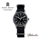 ナバルウォッチ Naval Watch ミリタリー military US Force Type ブラック文字盤 38mm 5気圧防水 アクリル製ドームレンズ 正規品 Mil.-01A【Mil01A】