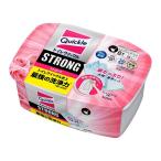トイレクイックル STRONG プレミアムローズの香り 容器入 8枚 掃除 清掃 清潔 衛生用品 まとめ買い まとめ購入 リビング キッチン トイレ