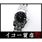 グッチ　5500M　メンズウォッチ　ブラックダイヤル　クオーツ　【中古】