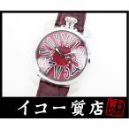 ガガミラノ スリム46mm 5084.4 レザーベルト クオーツ メンズ