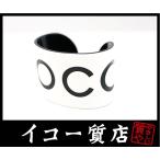 イコー質店　シャネル　バングル　COCOマークロゴデザイン　樹脂素材　ホワイト×ブラック　美品　RY3648