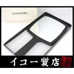  Chanel * редкий! ограниченный товар здесь Mark рука зеркало полимер материалы черный прекрасный товар 