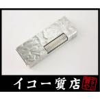 イコー質店　ダンヒル　★希少　美品　オーバーホール・フルメンテ済　ローラガスライター　RL1136　モザイク柄　シルバー　RY6693