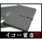 iko- ломбард Dunhill * высшее редкий не использовался * хранение товар iPad кейс QGK0142 шасси кожа черный no. 2/ no. 3/ no. 4. замена RY7237