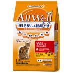 ショッピングAll ユニ・チャーム ペット All Well 早食いが気になる猫用チキン味 挽き小魚とささみフリーズドライパウダー入り 1.5kg 1ケース5個セット